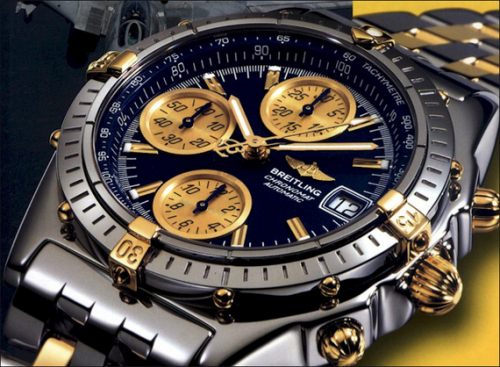 Breitling Chronomat Blue Dial Klocka