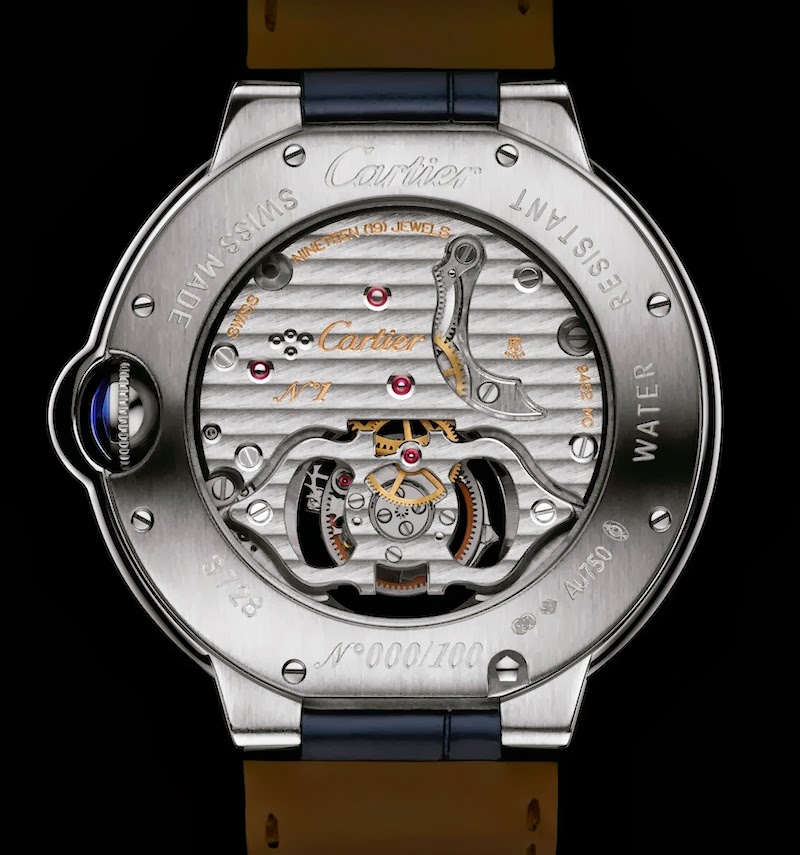 Cartier Ballon Bleu de Cartier 39mm Flying Tourbillon Replika