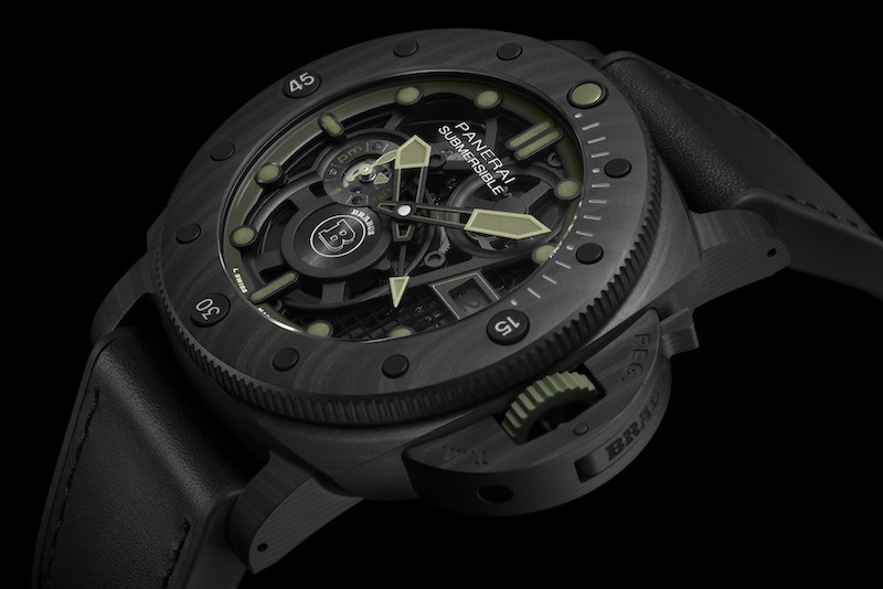 Panerai Submersible S Brabus Verde Militaire Replika Klocka