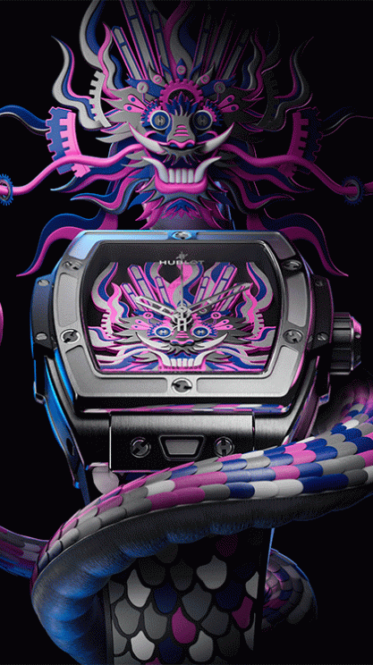 Hublot-Spirit-of-Big-Bang-Titanium-Dragon-Replika